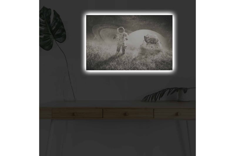Väggdekor LED-belysning Canvas Målning - Inredning - Tavlor & konst - Canvastavlor