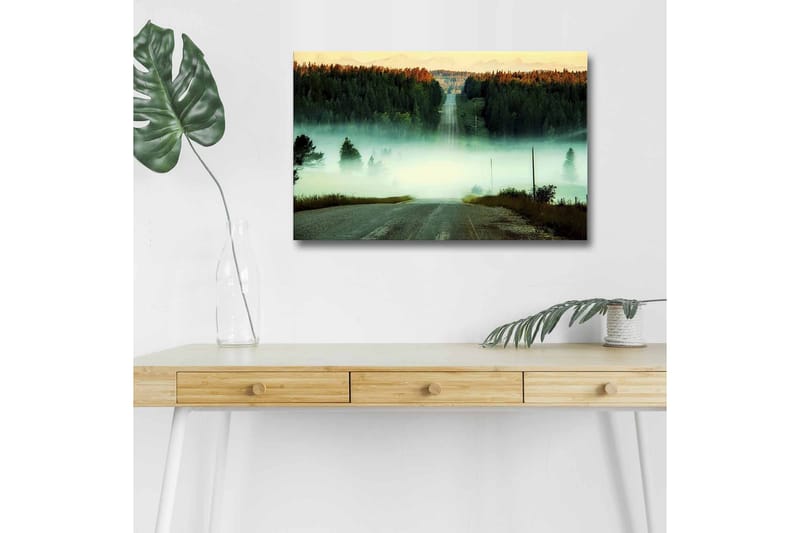 V�äggdekor LED-belysning Canvas Målning - Inredning - Tavlor & konst - Canvastavlor