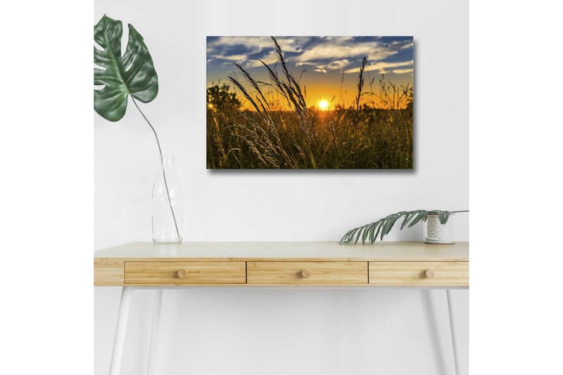 Väggdekor LED-belysning Canvas Målning - Inredning - Tavlor & konst - Canvastavlor