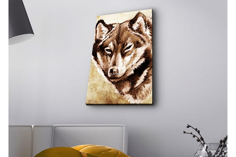 Väggdekor LED-belysning Canvas Målning - Inredning - Tavlor & konst - Canvastavlor