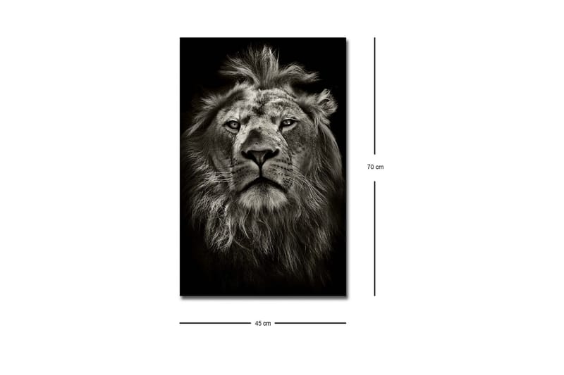 Väggdekor LED-belysning Canvas Målning - Inredning - Tavlor & konst - Canvastavlor