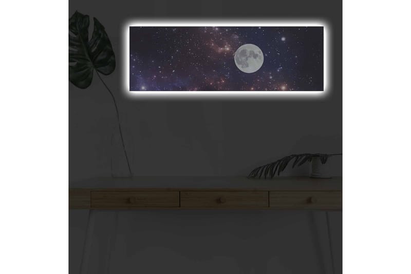 Väggdekor LED-belysning Canvas Målning - Inredning - Tavlor & konst - Canvastavlor