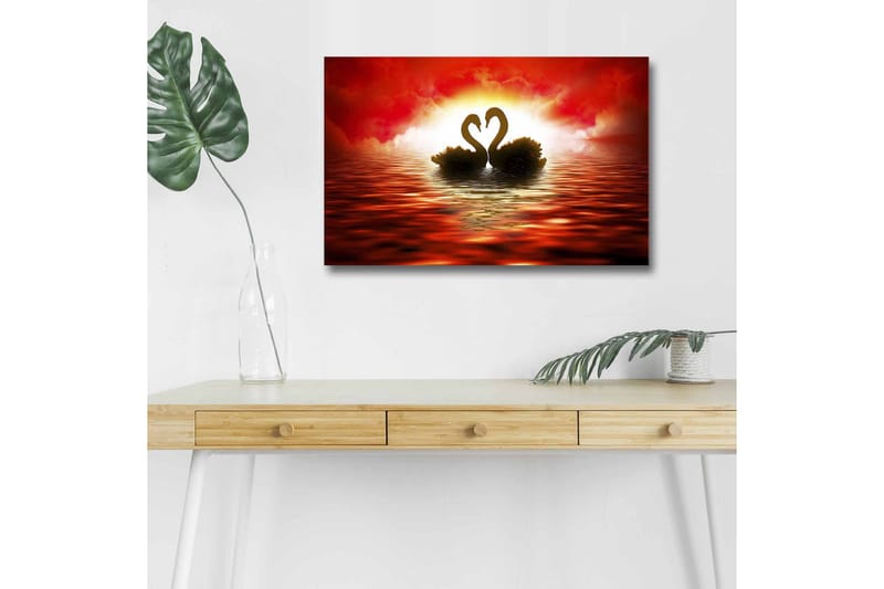 Väggdekor LED-belysning Canvas Målning - Inredning - Tavlor & konst - Canvastavlor