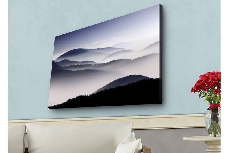 Väggdekor LED-belysning Canvas Målning - Inredning - Tavlor & konst - Canvastavlor