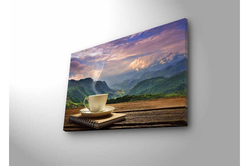 Väggdekor LED-belysning Canvas Målning - Inredning - Tavlor & konst - Canvastavlor