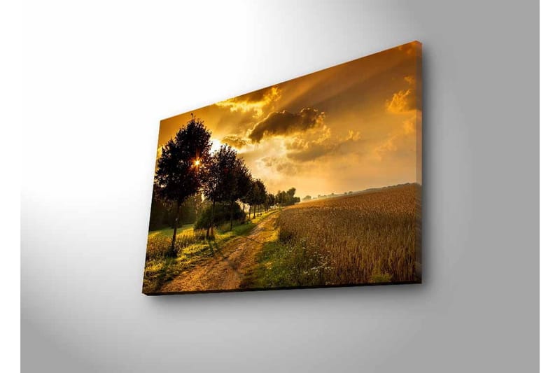 Väggdekor LED-belysning Canvas Målning - Inredning - Tavlor & konst - Canvastavlor