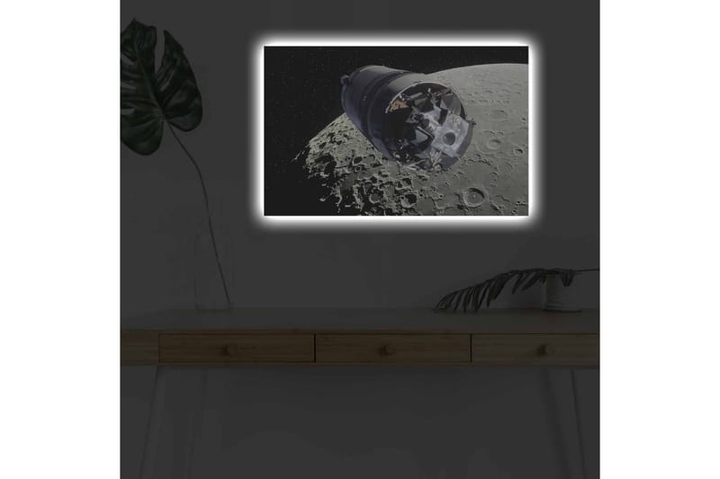Väggdekor LED-belysning Canvas Målning - Inredning - Tavlor & konst - Canvastavlor