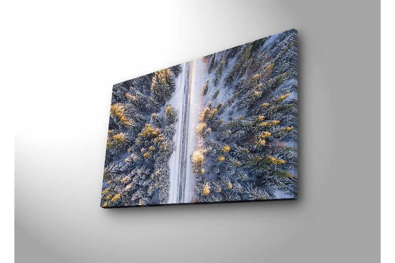 Väggdekor LED-belysning Canvas Målning - Inredning - Tavlor & konst - Canvastavlor
