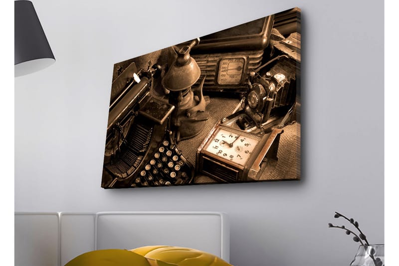 Väggdekor LED-belysning Canvas Målning - Inredning - Tavlor & konst - Canvastavlor