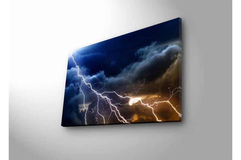 Väggdekor LED-belysning Canvas Målning - Inredning - Tavlor & konst - Canvastavlor