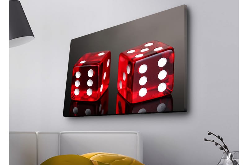 Väggdekor LED-belysning Canvas Målning - Inredning - Tavlor & konst - Canvastavlor