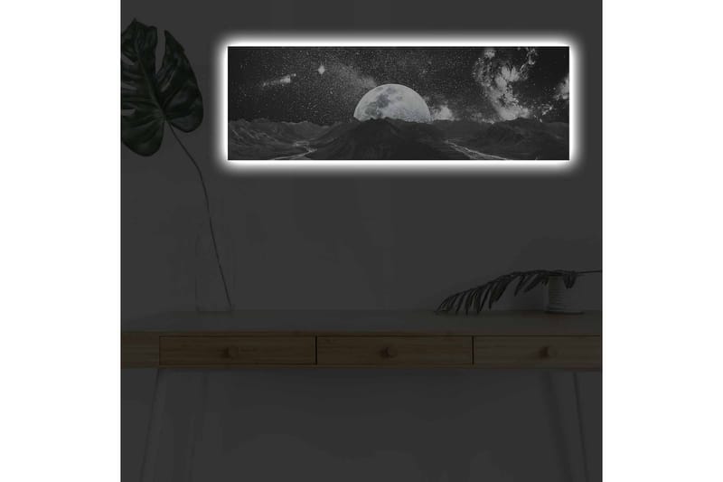 Väggdekor LED-belysning Canvas Målning - Inredning - Tavlor & konst - Canvastavlor