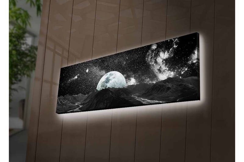 Väggdekor LED-belysning Canvas Målning - Inredning - Tavlor & konst - Canvastavlor