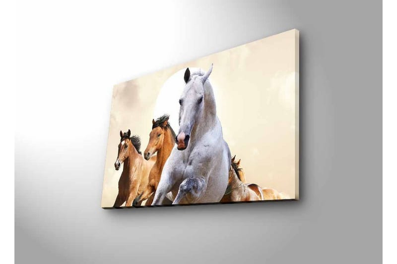 Väggdekor LED-belysning Canvas Målning - Inredning - Tavlor & konst - Canvastavlor