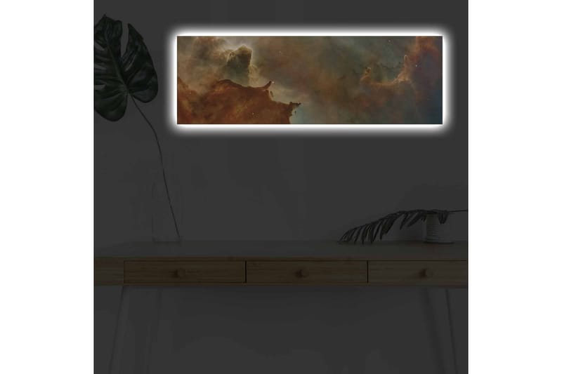 Väggdekor LED-belysning Canvas Målning - Inredning - Tavlor & konst - Canvastavlor
