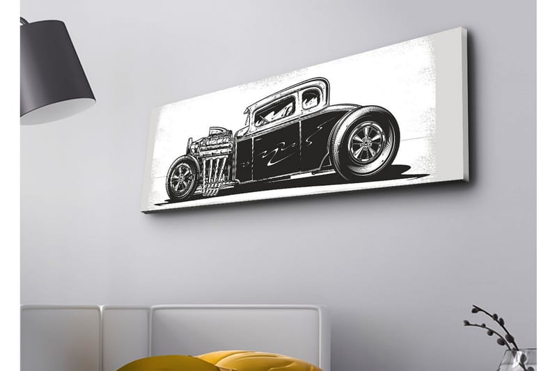 Väggdekor LED-belysning Canvas Målning - Inredning - Tavlor & konst - Canvastavlor
