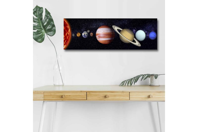 Väggdekor LED-belysning Canvas Målning - Inredning - Tavlor & konst - Canvastavlor
