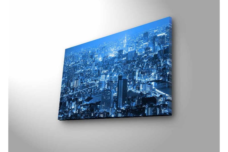 Väggdekor LED-belysning Canvas Målning - Inredning - Tavlor & konst - Canvastavlor
