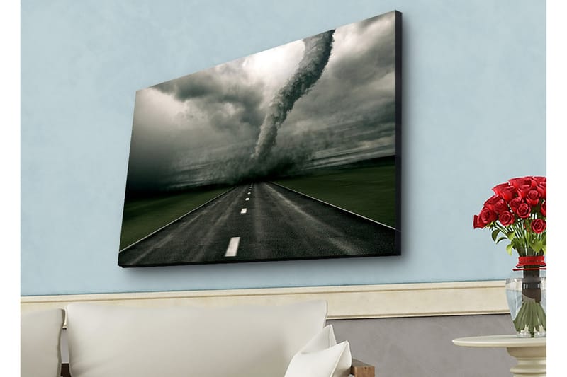 Väggdekor LED-belysning Canvas Målning - Inredning - Tavlor & konst - Canvastavlor