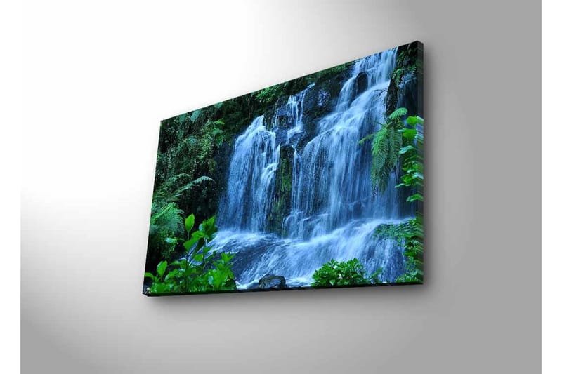 Väggdekor LED-belysning Canvas Målning - Inredning - Tavlor & konst - Canvastavlor