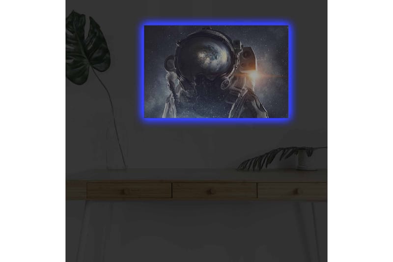 Väggdekor LED-belysning Canvas Målning - Inredning - Tavlor & konst - Canvastavlor