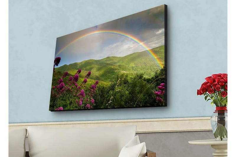Väggdekor LED-belysning Canvas Målning - Inredning - Tavlor & konst - Canvastavlor