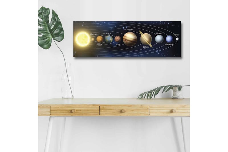 Väggdekor LED-belysning Canvas Målning - Inredning - Tavlor & konst - Canvastavlor