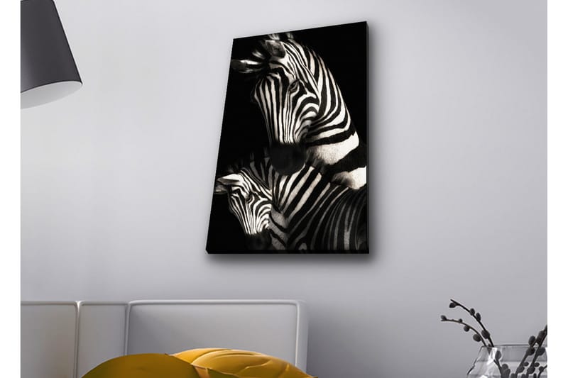 Väggdekor LED-belysning Canvas Målning - Inredning - Tavlor & konst - Canvastavlor