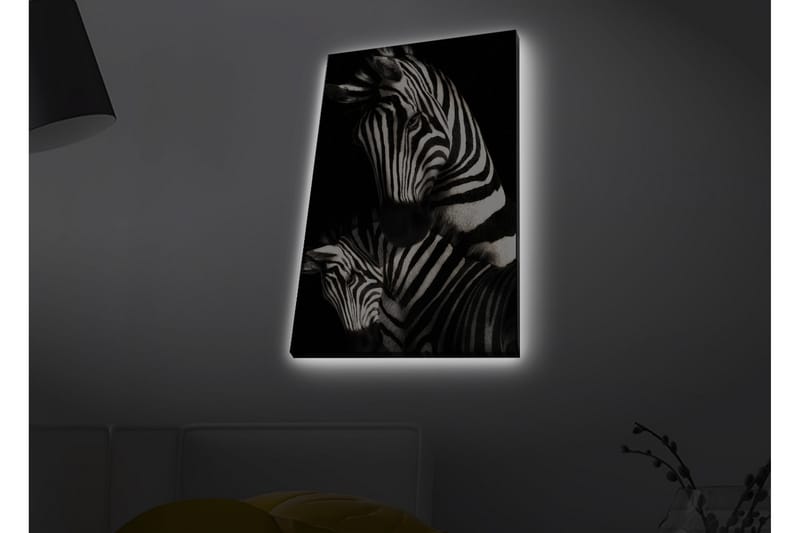 Väggdekor LED-belysning Canvas Målning - Inredning - Tavlor & konst - Canvastavlor