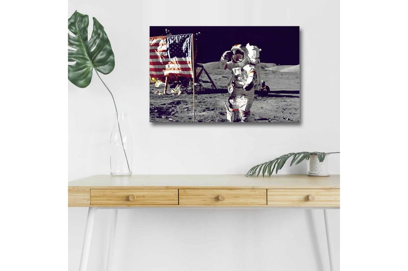 Väggdekor LED-belysning Canvas Målning - Inredning - Tavlor & konst - Canvastavlor