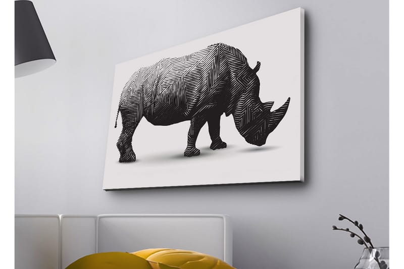 Väggdekor LED-belysning Canvas Målning - Inredning - Tavlor & konst - Canvastavlor