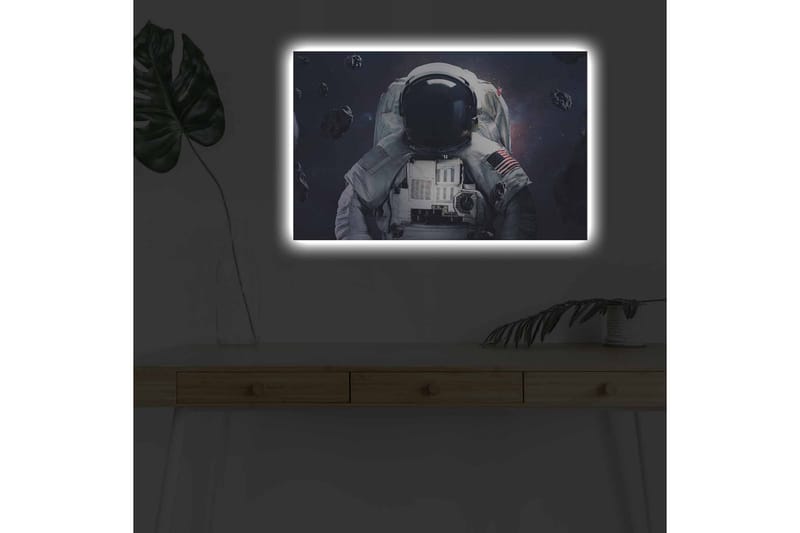 Väggdekor LED-belysning Canvas Målning - Inredning - Tavlor & konst - Canvastavlor