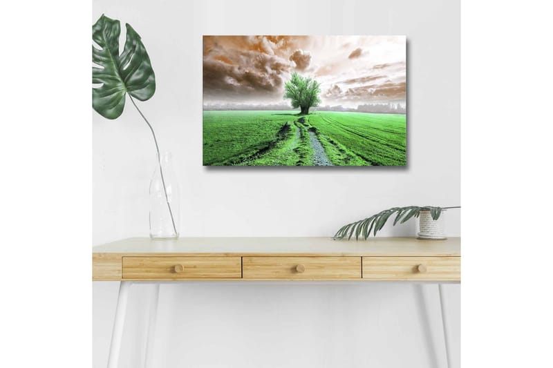 Väggdekor LED-belysning Canvas Målning - Inredning - Tavlor & konst - Canvastavlor