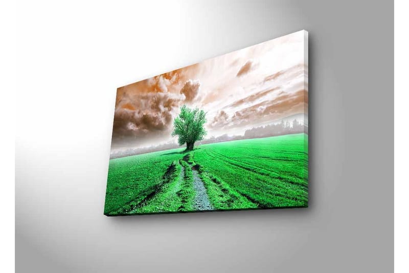 Väggdekor LED-belysning Canvas Målning - Inredning - Tavlor & konst - Canvastavlor
