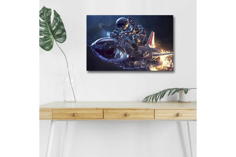 Väggdekor LED-belysning Canvas Målning - Inredning - Tavlor & konst - Canvastavlor