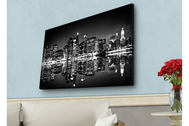 Väggdekor LED-belysning Canvas Målning - Inredning - Tavlor & konst - Canvastavlor