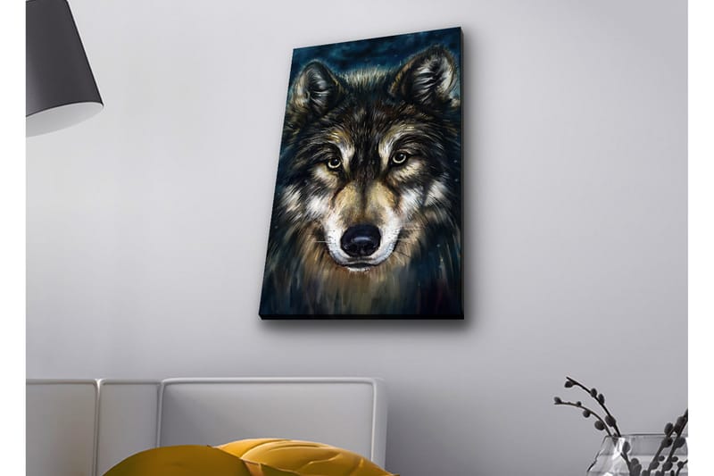 Väggdekor LED-belysning Canvas Målning - Inredning - Tavlor & konst - Canvastavlor