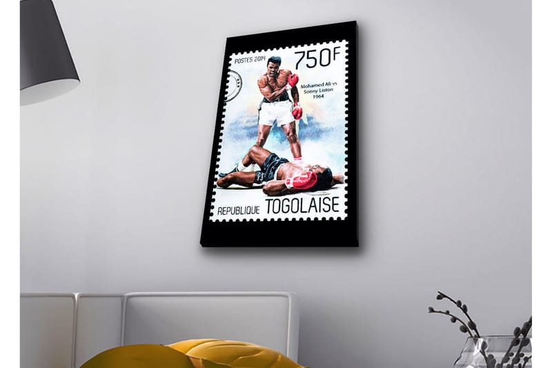 Väggdekor LED-belysning Canvas Målning - Inredning - Tavlor & konst - Canvastavlor