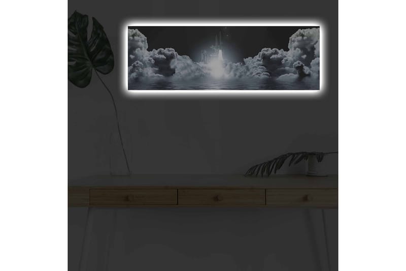 Väggdekor LED-belysning Canvas Målning - Inredning - Tavlor & konst - Canvastavlor