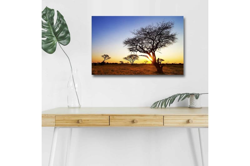Väggdekor LED-belysning Canvas Målning - Inredning - Tavlor & konst - Canvastavlor