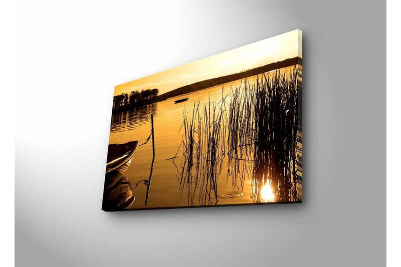Väggdekor LED-belysning Canvas Målning - Inredning - Tavlor & konst - Canvastavlor