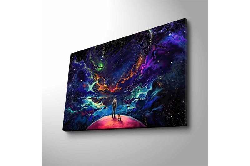 Väggdekor LED-belysning Canvas Målning - Inredning - Tavlor & konst - Canvastavlor