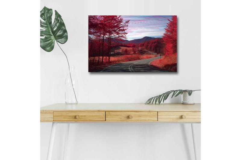 Väggdekor LED-belysning Canvas Målning - Inredning - Tavlor & konst - Canvastavlor