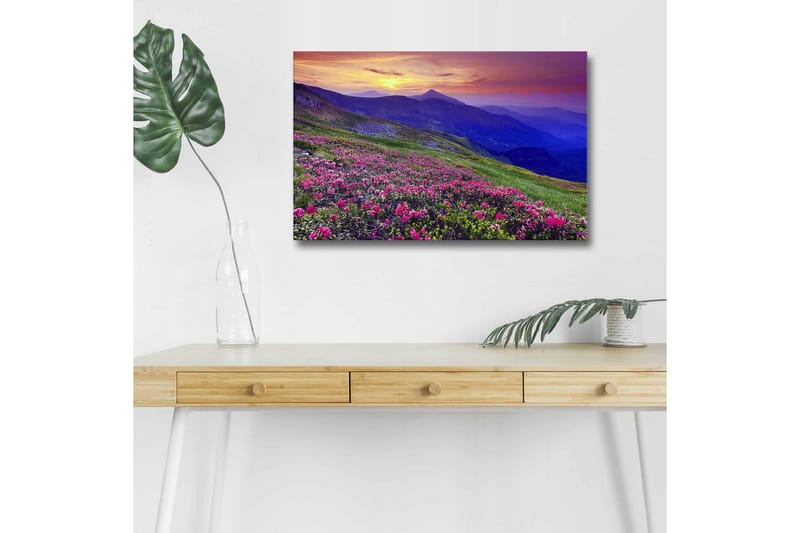 Väggdekor LED-belysning Canvas Målning - Inredning - Tavlor & konst - Canvastavlor