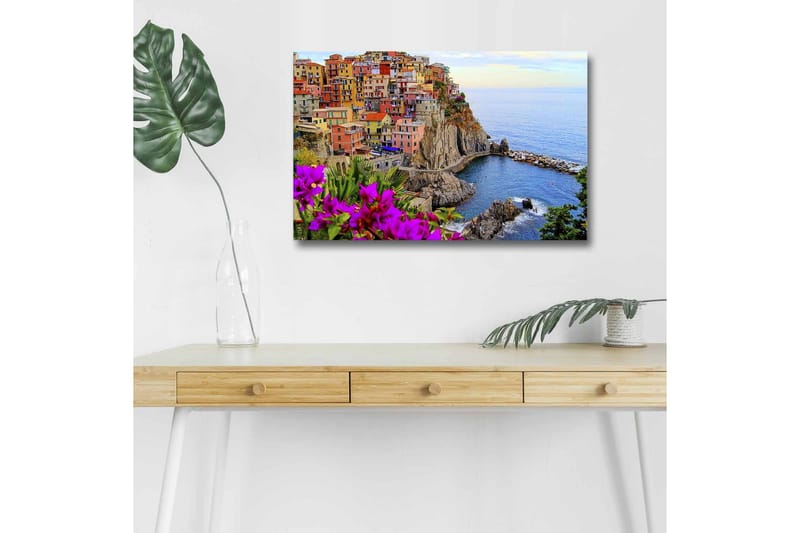 Väggdekor LED-belysning Canvas Målning - Inredning - Tavlor & konst - Canvastavlor