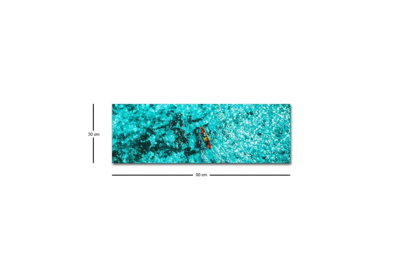 Väggdekor LED-belysning Canvas Målning - Inredning - Tavlor & konst - Canvastavlor