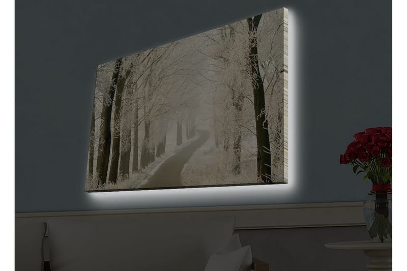 Väggdekor LED-belysning Canvas Målning - Inredning - Tavlor & konst - Canvastavlor