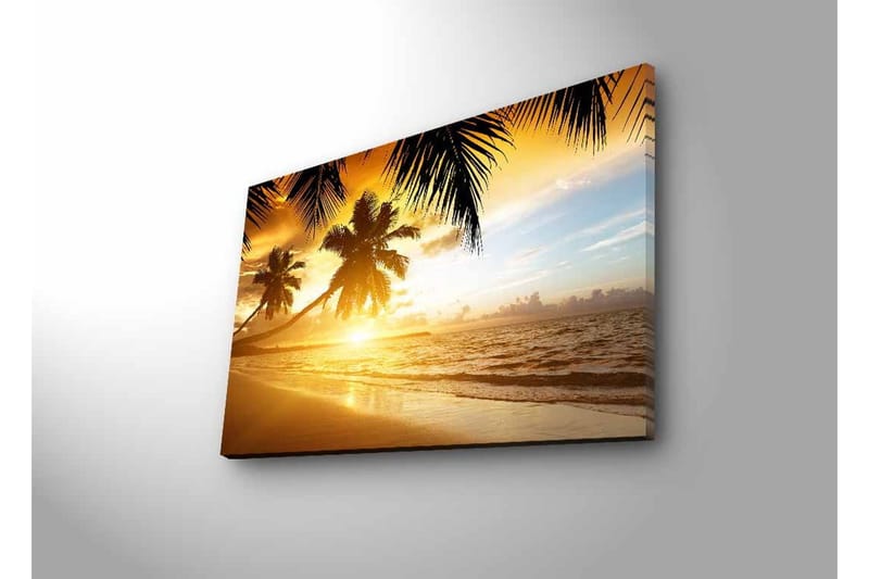 Väggdekor LED-belysning Canvas Målning - Inredning - Tavlor & konst - Canvastavlor