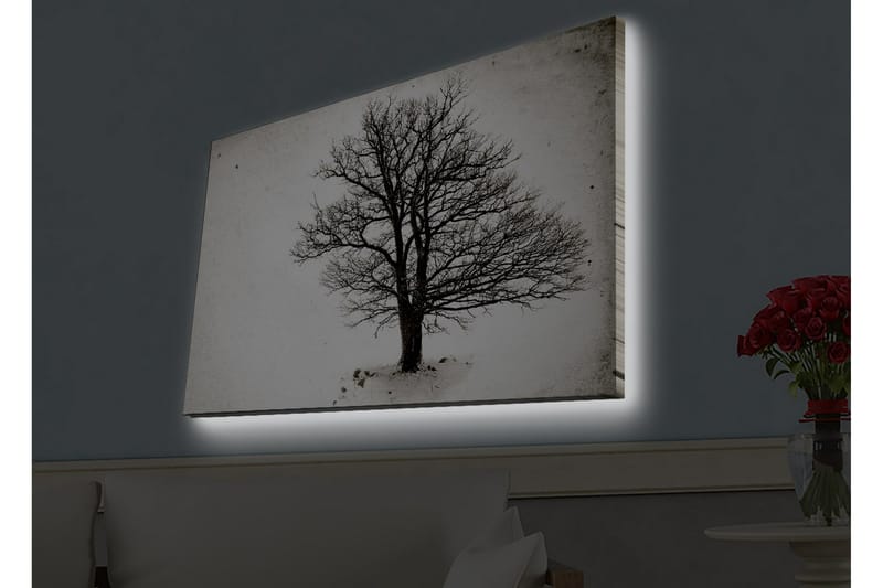 Väggdekor LED-belysning Canvas Målning - Inredning - Tavlor & konst - Canvastavlor
