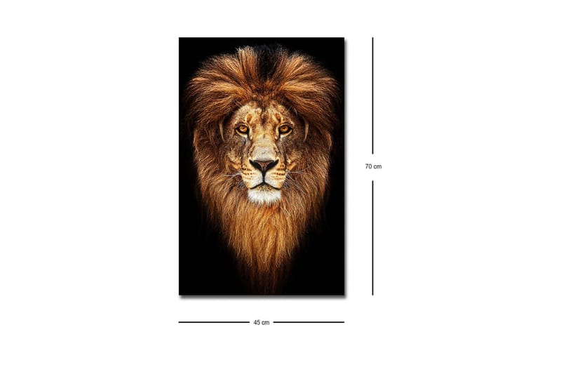 Väggdekor LED-belysning Canvas Målning - Inredning - Tavlor & konst - Canvastavlor